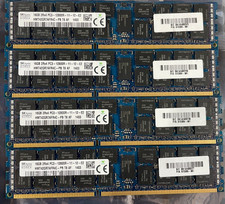 4x 16GB DDR3-1600 ECC REG Server RAM Hynix PC3-12800R HMT42GR7MFR4C 64GB Total