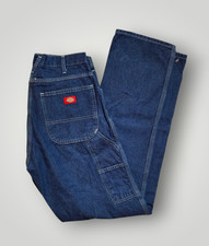 Dickies Carpenter Jeans 32x36 Y2k Vintage Indigo Blue Relaxed Fit Pants Mexico