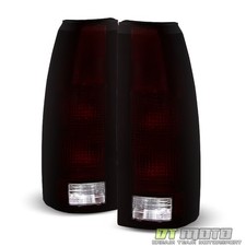 1988-1999 Chevy Ck C10 150025003500 Tahoe Suburban Red Smoke Tail Lights Lamp 1988-1999 Chevy Ck C10 150025003500 Tahoe Suburban Red Smoke Tail Lights Lamp