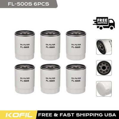 6Pack For Motorcraft FL 500S B12 Oil Filter FL500S