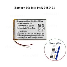 800mAh New Battery P453048D 01 For JBL Clip 2 Special Edition Bluetooth Speaker