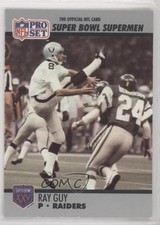1990 Pro Set Super Bowl XXV Silver Anniversary Box Set Ray Guy #116 HOF 0e3