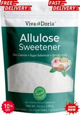 Allulose Sweetener, 12 Oz (340G) | Zero Calorie Sugar Substitute | Great for Cof