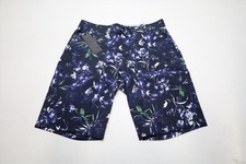 Greyson Dark Floral Indian Wells Swim Shorts Men Size 32 Blue 982A 01312431