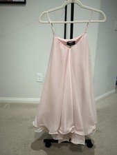 BLUSH PINK SLIP DRESS/BABY DOLL BY CIDER SIZE LARGE