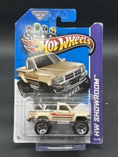 🦨2013 Hot Wheels TAN 1987 TOYOTA PICKUP TRUCK HW Showroom 165/250 MANY MORE🦨