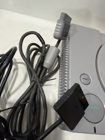 Sony PlayStation 1 PS1 SCPH-5501 Game Console - 2 Remotes And Cords - TESTED