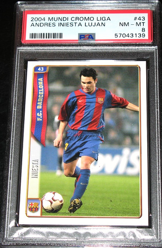 Andres Iniesta Lujan #43 2004 Mundi Cromo Liga card