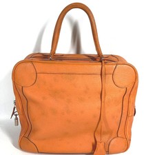Hermes Handbag Omnibus Mm Leather Orange