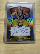 2026 Topps Chrome WWE Legendary Chrome Autograph D'Lo Brown Refractor