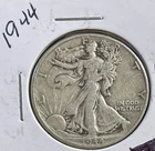 1944 50C Walking Liberty Half Dollar. 90% Silver. #1727
