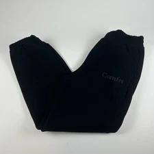 Comfrt Minimalist Unisex Adult SZ M Straight Leg Sweatpants Onyx Black Athletic