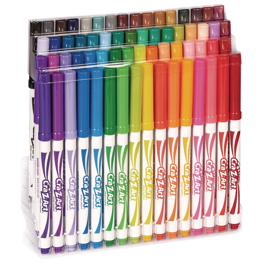 CRA-Z-ART 64 Colors Washable Supertip Markers for sale online | eBay