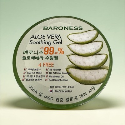 BARONESS Aloe Vera Soothing Gel Face Moisturizer 300ml / 10.14 fl oz