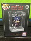 Funko Pop Marvel Die-Cast Civil War Captain America 2021 Summer Convention Excl
