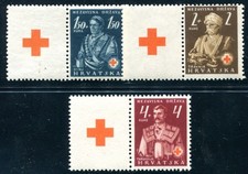 CROATIA 1941 66-68ZF ** MNH Fine SET (05088