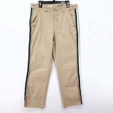 Pilcro Anthropologie The Easton Chinos Pants Size 31 Khakis Side Strip Contrast