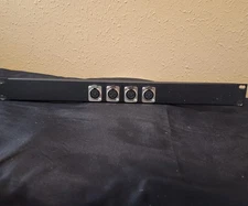 1U Microphone Rack mount with ProCraft SVP576-2 XLR adapters