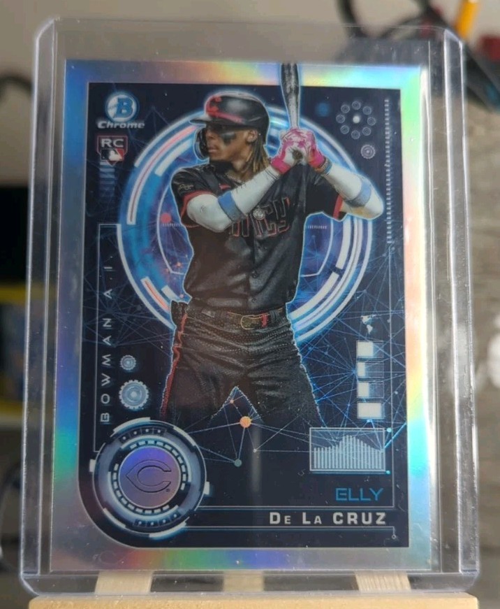 2024 Bowman Chrome Elly De La Cruz Rookie AI #BAI-1 Reds