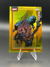 2026 Topps Chrome Marvel Comics #181 Toxin Gold Refractor 4/50