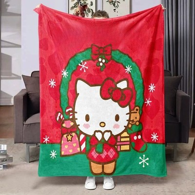 Weihnachts - Decke 08: Cartoon Namensbedruckbare Decke für Sessel und Sofas
