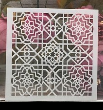 Reusable Plastic Stencil for DIY Layering - Geometric Shapes  Animals by Ste  