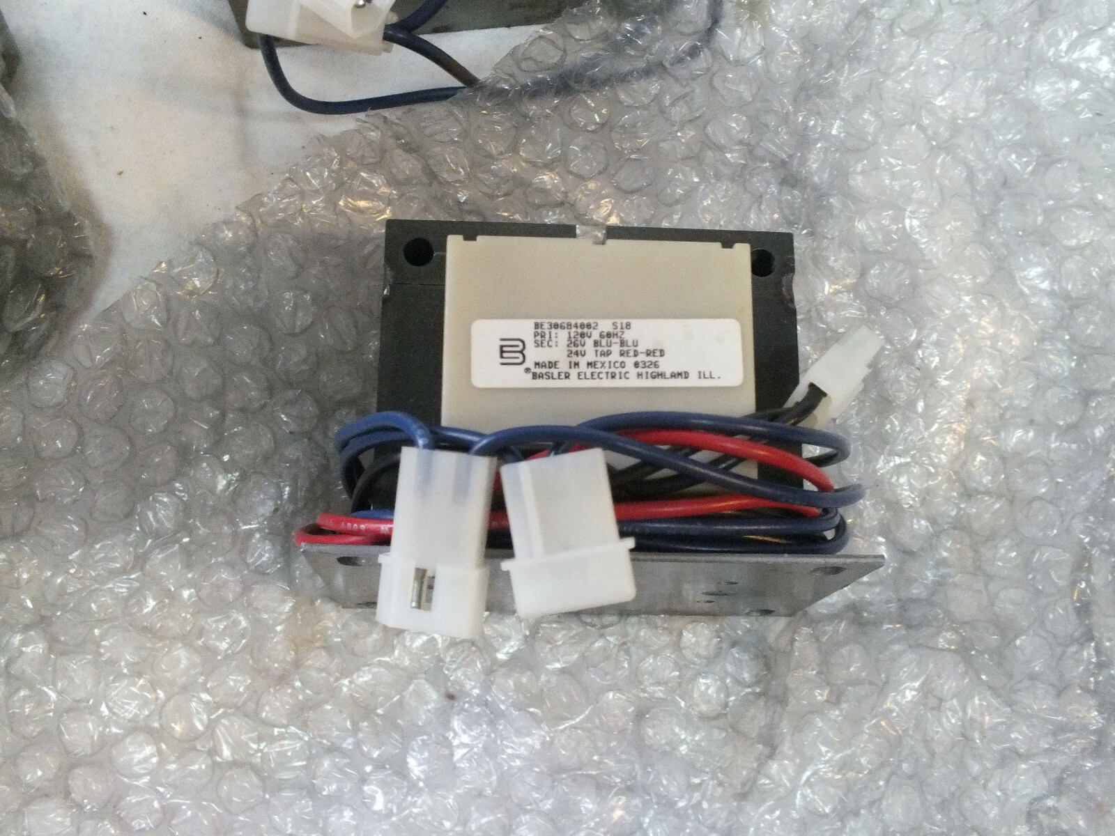 Basler Electric Transformer BE30684002 120V 50/60 HZ SEC 24V 26V eBay