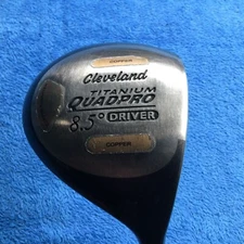 CLEVELAND QUADPRO 8.5* DRIVER UST PROFORCE 65 GOLD STIFF GRAPHITE SHAFT