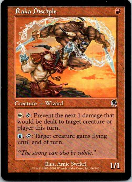 Raka Disciple Magic The Gathering Apocalypse Near Mint