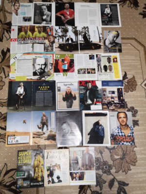 Aaron Paul collection magazine covers articles