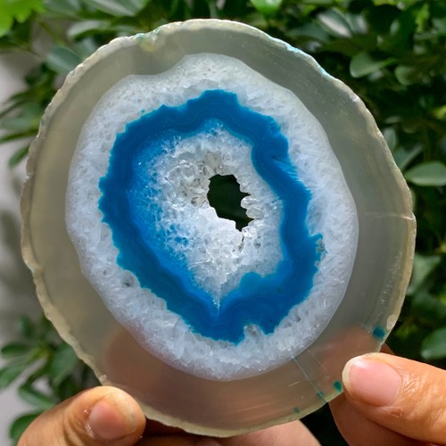 104G Natural Beautiful Agate Geode Druzy Slice ExtraLarge Gemstone - 第 13/15 張圖片