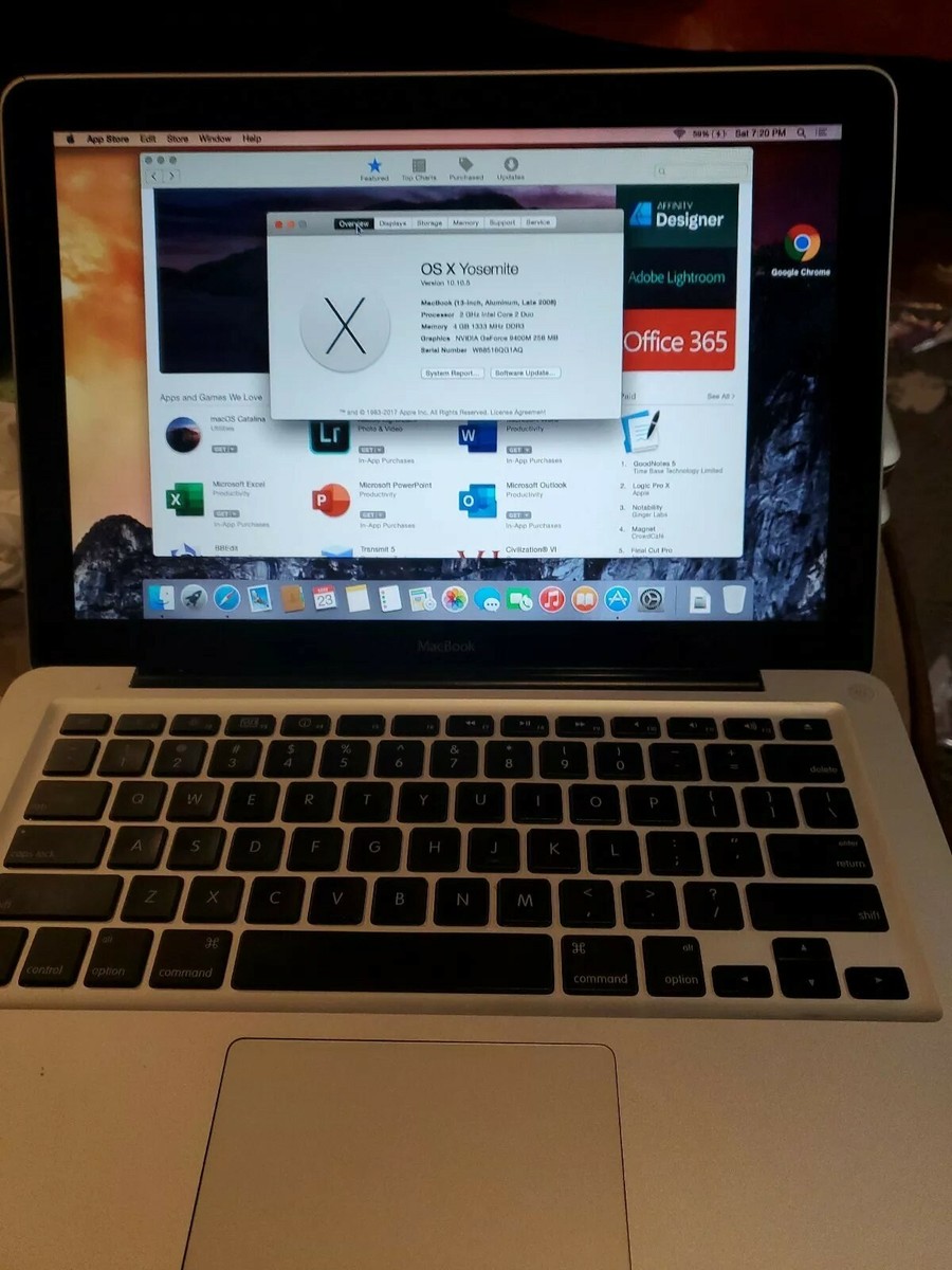 Apple - 【88】MacBook Late2008 Core 2 Duo 2GHz MacBook 