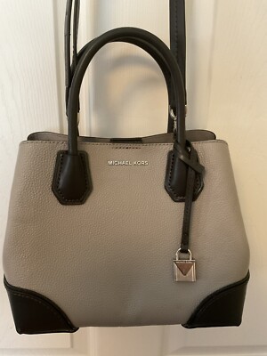 michael kors brown and black handbag