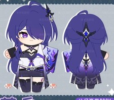 Honkai: Star Rail Acheron 20cm Dress up Stuffed Plush Doll Toy Anime Plushie