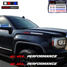 6.6l Performance Emblem Car Hood Decals Stickers For Chevrolet Gmc Duramax 2pcs 6.6l Performance Emblem Car Hood Decals Stickers For Chevrolet Gmc Duramax 2pcs