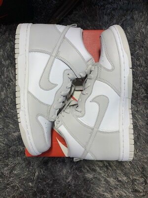 Nike Dunk High Vast Grey 4.5Y New Sneaker In Hand White Rare DS