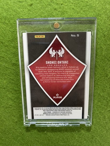 Shohei Ohtani PINK PRIZM PULSAR CRUSADE CARD SP 2022 SHOHEI OHTANI Chronicles sp - 第 22/24 張圖片