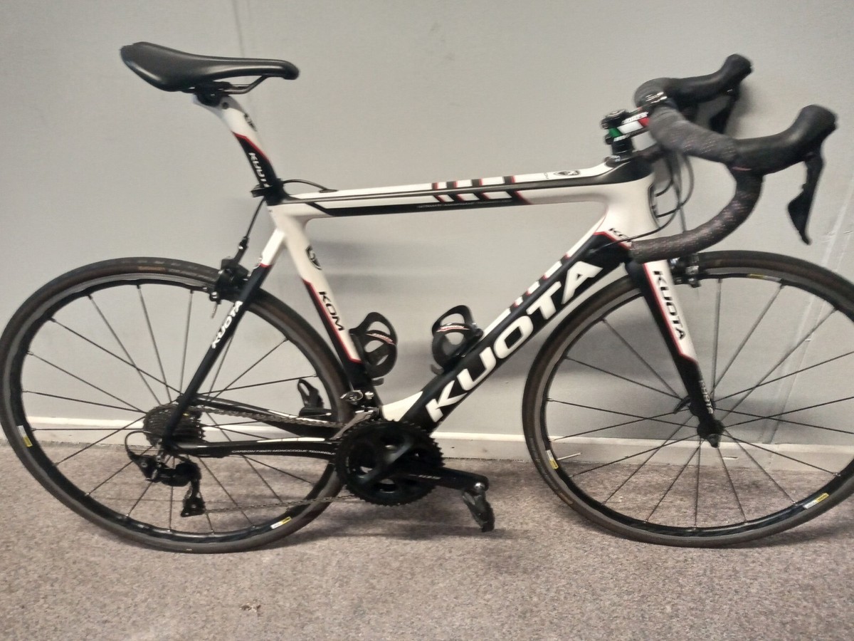KUOTA KOM carbon road bike 54cm KSYRIUMS or Reynolds 46mm,105