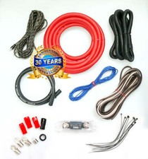 Complete 4000W 0 Gauge Car Amplifier Installation Wiring Kit Amp PK1 0 Ga Red