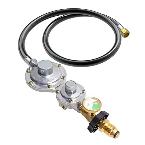 PatioGem 5FT Two Stage Propane Regulator Hose, RV Propane, 41 OFF