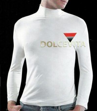 Maglia uomo C&C manica lunga con collo dolcevita in microfibra elasticizzata