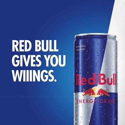 Red Bull Energy Drink Original Classic Cans Party Sports Box Set