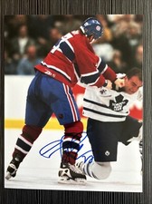 SHAYNE CORSON MONTREAL CANADIENS HOCKEY Signed Autograph 8x10 Photo With Proof N