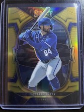 2023 Panini Select Prospect Tyler Gentry Gold Prizm 10/10 Concourse #68 Royals
