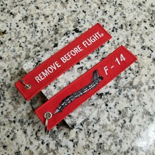F-14 Tomcat Remove Before Flight ® Keychain, Tag, Streamer!