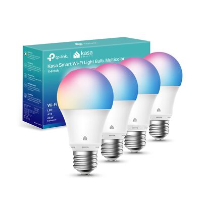 Kasa Smart Light Bulbs, Full Color Changing Dimmable Smart WiFi Bulbs Compati...
