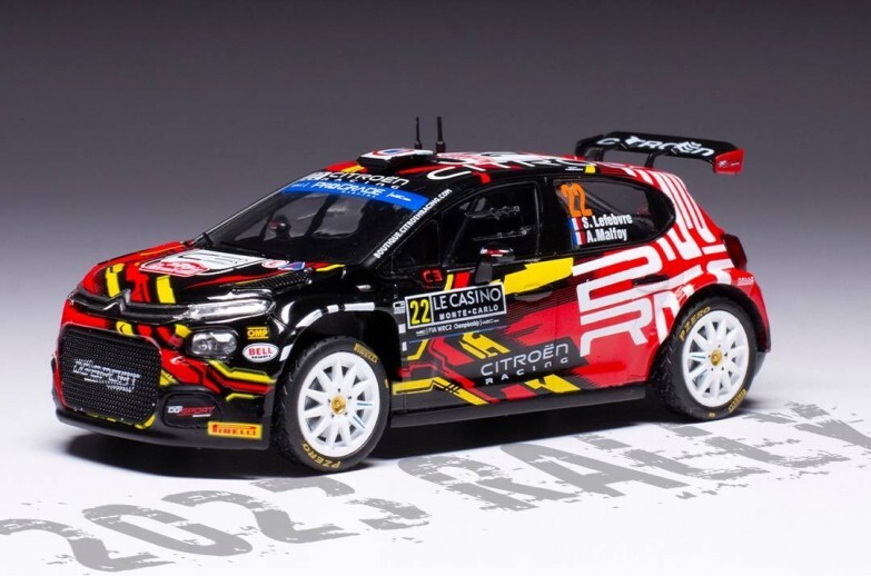 Hyundai i20 WRC2 Monte Carlo 2023 IXO 1/43 cadeau idéal passionné de rallye