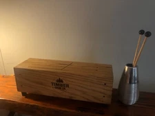 Timber Drum Co Medium American Hardwood Timber Slit Tongue Log Drum