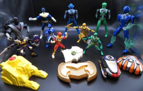 Mixed Lot POWER RANGER Action Figure TOY Accessories Vintage *FLAW TMNT Leonardo - Picture 1 of 12