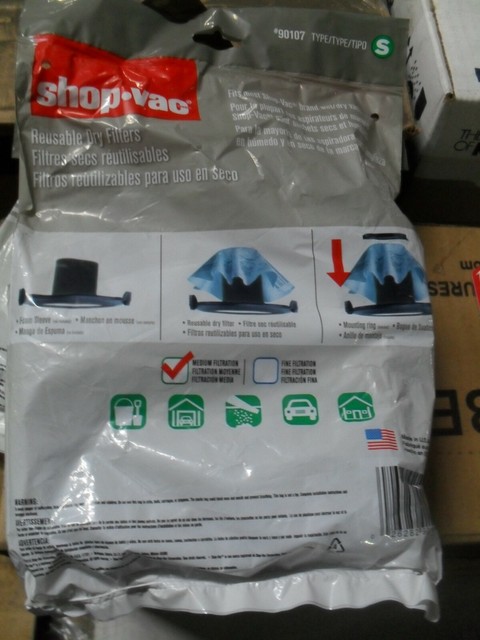 reusable dry disc filter